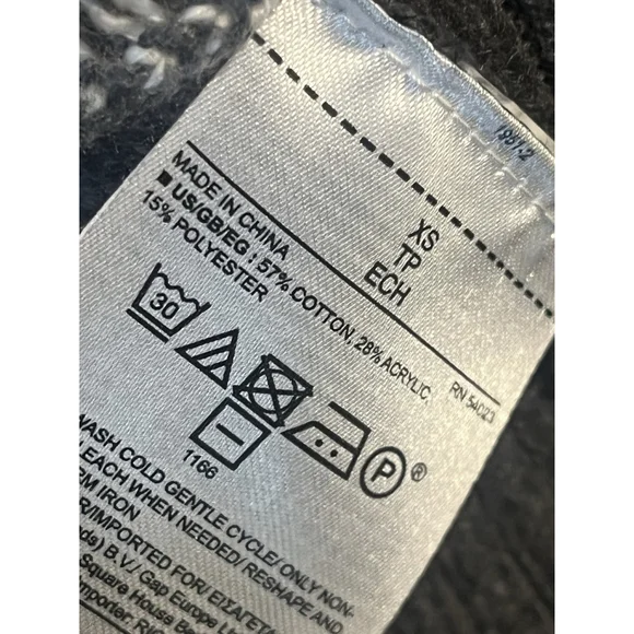 Banana Republic Gray Knit Cardigan Open Front XS - Picture 9 of 10